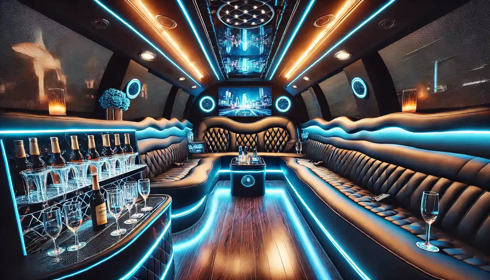 Services - Worldwide Chauffeur services SUV limo inside